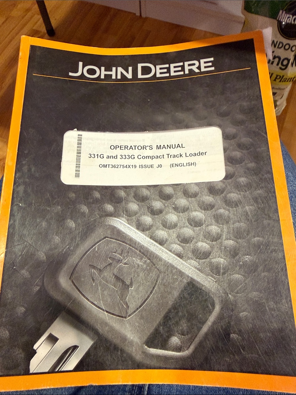 John Deere Black and Yellow Operator's Manual